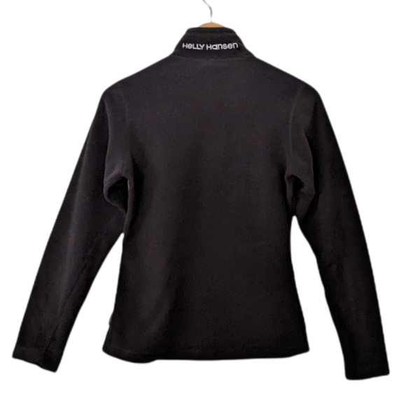 Helly Hansen Full Zip Black Fleece Sweatshirt Medium - Picture 2 of 12